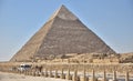 The famous pyramids of Egypt. Royalty Free Stock Photo