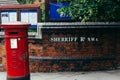 Famous Red British Post box