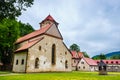 Famous Red Monastery called Cerveny Klastor, Slovakia Royalty Free Stock Photo