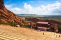 Famous Red Rocks Amphitheater in Morrison. Royalty Free Stock Photo