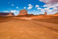 Famous red rocks of Monument Valley. USA Royalty Free Stock Photo