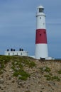 Portland Bill Lighthouse, The isle of Portland Dorset England UK Royalty Free Stock Photo