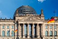 Reichstag building, seat of the German Parliament Deutscher Bundestag in Berlin, Germany Royalty Free Stock Photo