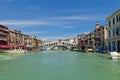 Famous Rialto bridge in Venice Royalty Free Stock Photo