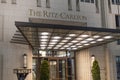 Famous Ritz Carlton Hotel in Berlin - CITY OF BERLIN, GERMANY - MARCH 11, 2021 Royalty Free Stock Photo