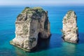 Famous rock in Beirut