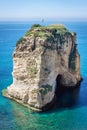 Famous rock in Beirut