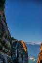 The famous Rocks of Meteora in the Morning Light