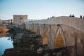 The Famous Roman Bridge Puente Romano of Cordoba Spain and River Guadalquivir Rio Grande Royalty Free Stock Photo