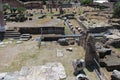 Famous roman forums in rome city center italy a famous tourist destination Royalty Free Stock Photo