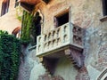 Famous Romeo and Juliet balcony Royalty Free Stock Photo