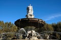 Famous old rotonde fountain aix-en-provence france