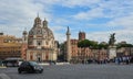 Famous roundabout of Piazza Venezia