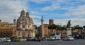 Famous roundabout of Piazza Venezia