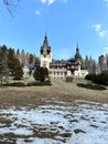 Famous royal castle Peles in Sinaia