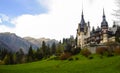 Famous royal Peles castle,Sinaia,Romania Royalty Free Stock Photo