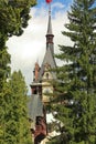 Famous royal Peles castle, Sinaia, Romania Royalty Free Stock Photo