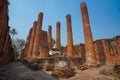 Famous Ruined buddhism Church in Wat Thammikarat