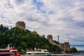 The famous Rumeli castle on the hill in city of Istanbul