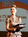 Famous Russian actress and politician Maria Kozhevnikova.