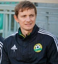 famous russian football player roman pavluchenko during the match against fc zenit