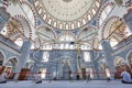 Famous Rustem pasha mosque interior. Iznik tiles. Istanbul, Turkey