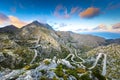 Famous Sa Calobra Road in Maloorca, Balearic islands, Spain Royalty Free Stock Photo