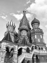 Saint Basil`s Cathedral at the Red Square in Moscow, Russa.