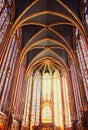 Famous Saint Chapelle in Paris, France