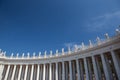 Famous Saint Peter& x27;s Square in Vatican, aerial view of the city Rome, Italy. Royalty Free Stock Photo