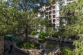 Famous San Antonio River Walk in Downtown San Antonio, Texas