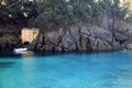 The famous San Fruttuoso bay view, Genova, Liguria, Italy, Europe