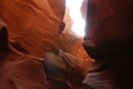 Famous sandstone canyon in Navajo reservation
