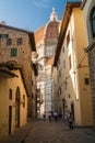 Famous Santa Maria del Fiore cathedral in Florence, Italy Royalty Free Stock Photo