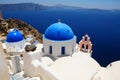 Famous Santorini island, Greece Royalty Free Stock Photo