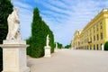 Famous Schonbrunn Palace, imperial residence, Vienna, Austria Royalty Free Stock Photo