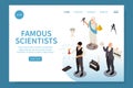 Famous Scientists Landing Page