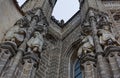 Famous sculpture of the monastery of San Juan de los Reyes de Toledo Royalty Free Stock Photo