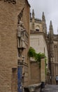 Famous sculpture of the monastery of San Juan de los Reyes de Toledo Royalty Free Stock Photo