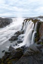 Famous Selfoss waterfall