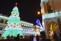 The famous Senado Square of Macau Royalty Free Stock Photo
