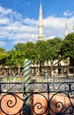 The famous Serpent Column in the ancient Hippodrome in Istanbul, Turkey. Royalty Free Stock Photo