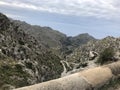 Famous serpentine road Sa Calobra, Mallorca