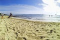 The famous ses salines beach of ibiza, a pitiusa balearic island