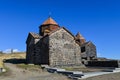 Famous Sevanavank Monastery on Sevan Lake in Armenia Royalty Free Stock Photo