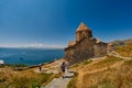 Sevanavank Monastery on Sevan Lake in Armenia