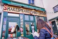 The famous Shakespeare and Company bookstore