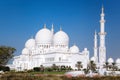 Sheikh Zayed Grand Mosque in Abu-Dhabi, United Arab Emirates Royalty Free Stock Photo