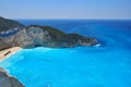 Famous shipwreck bay, Navagio beach, Zakynthos island, Greece. One of the most popular places on the planet Royalty Free Stock Photo