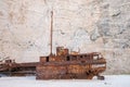 Famous shipwreck on Navagio Beach